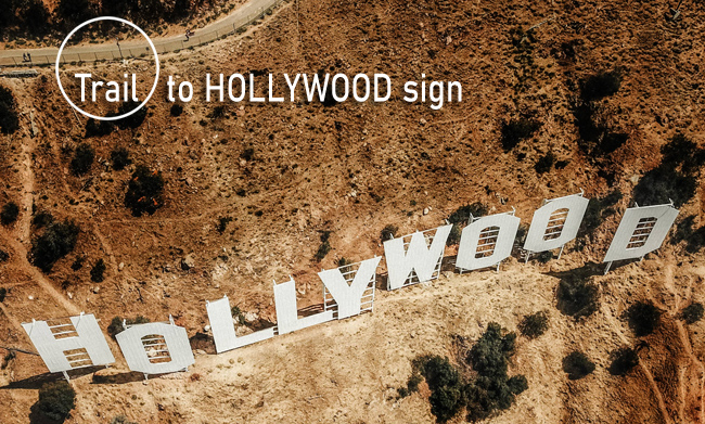 Trail to Hollywood sign