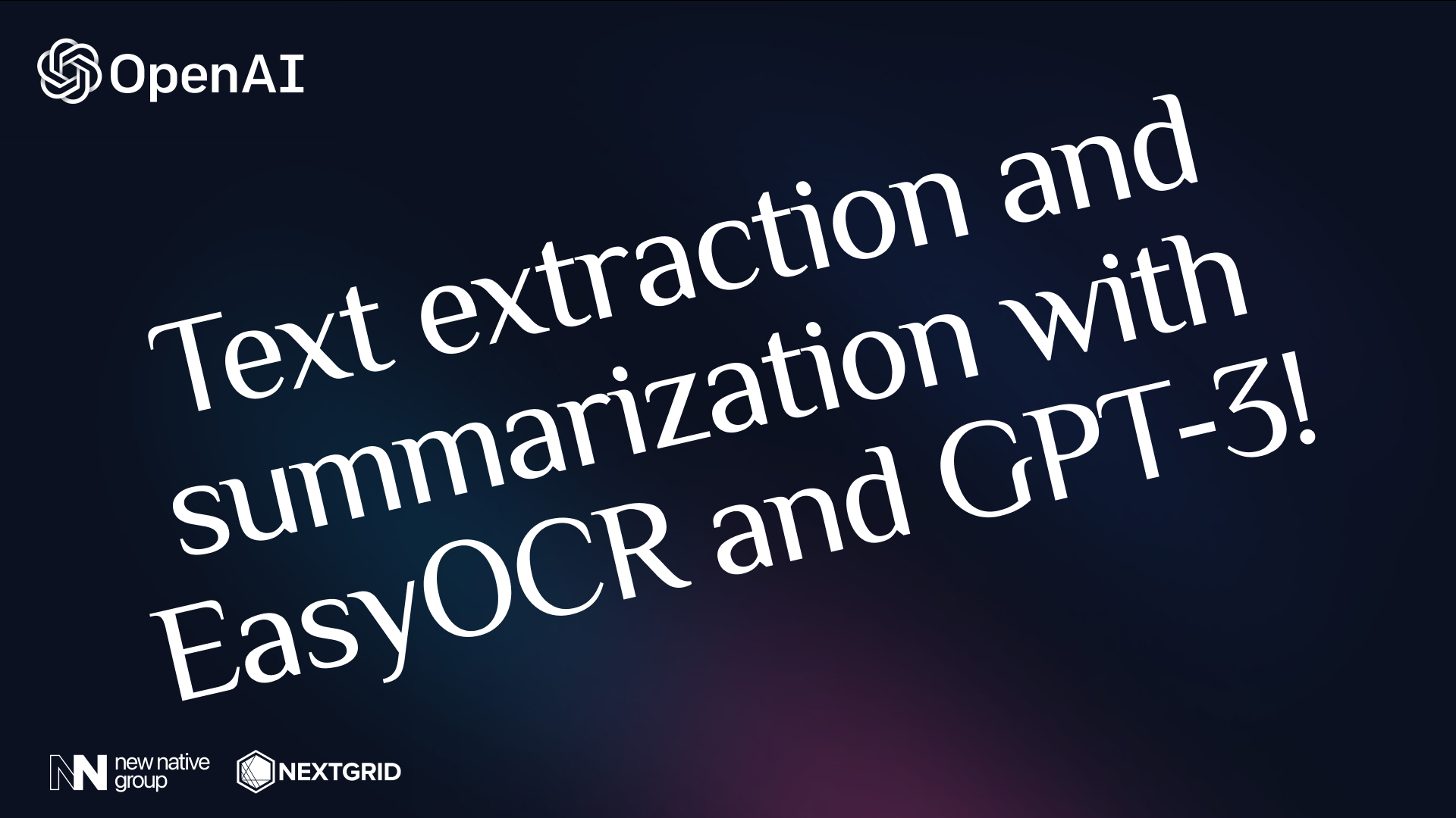 EasyOCR tutorial: Text extraction and summarization with EasyOCR and GPT-3!