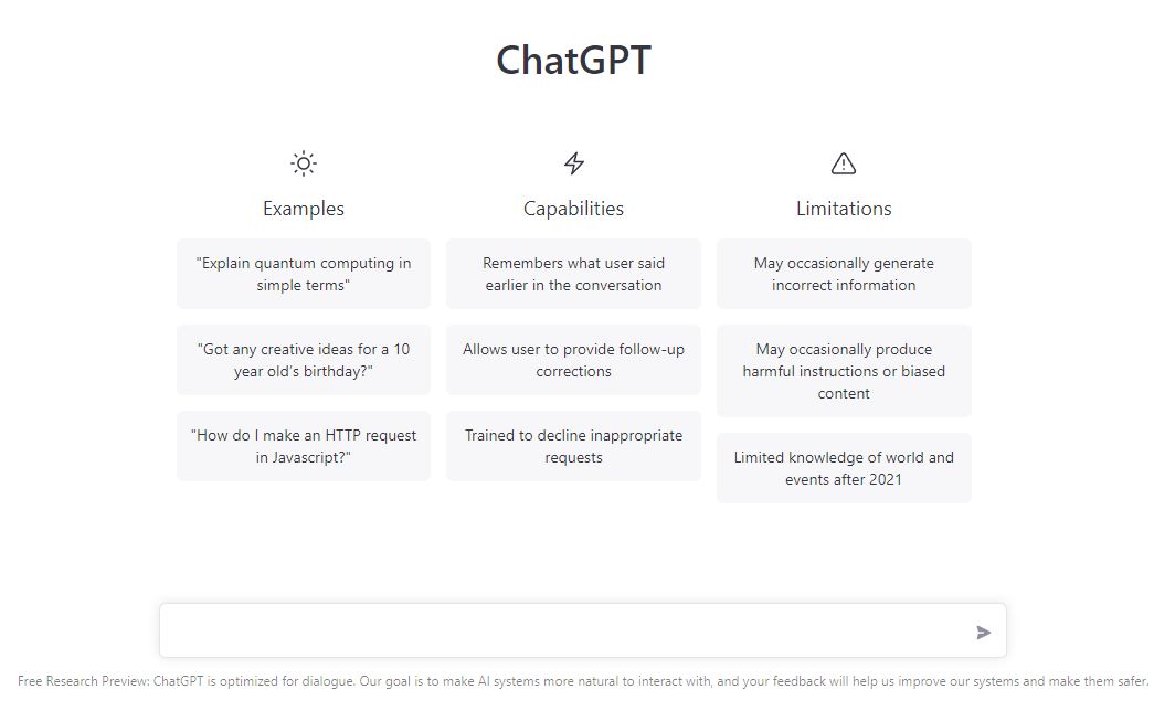ChatGPT Tutorial ChatGPT A Guide On How To Use OpenAI s New ChatGPT 