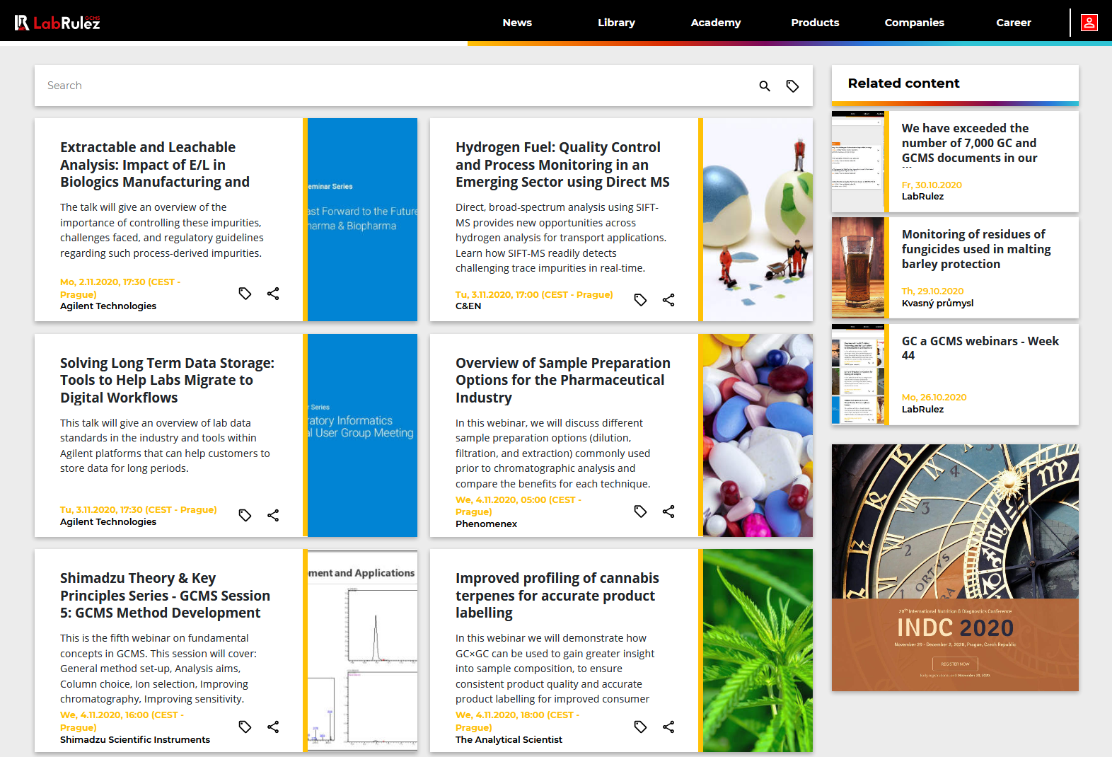 LabRulez: GC and GCMS webinars - Week 45