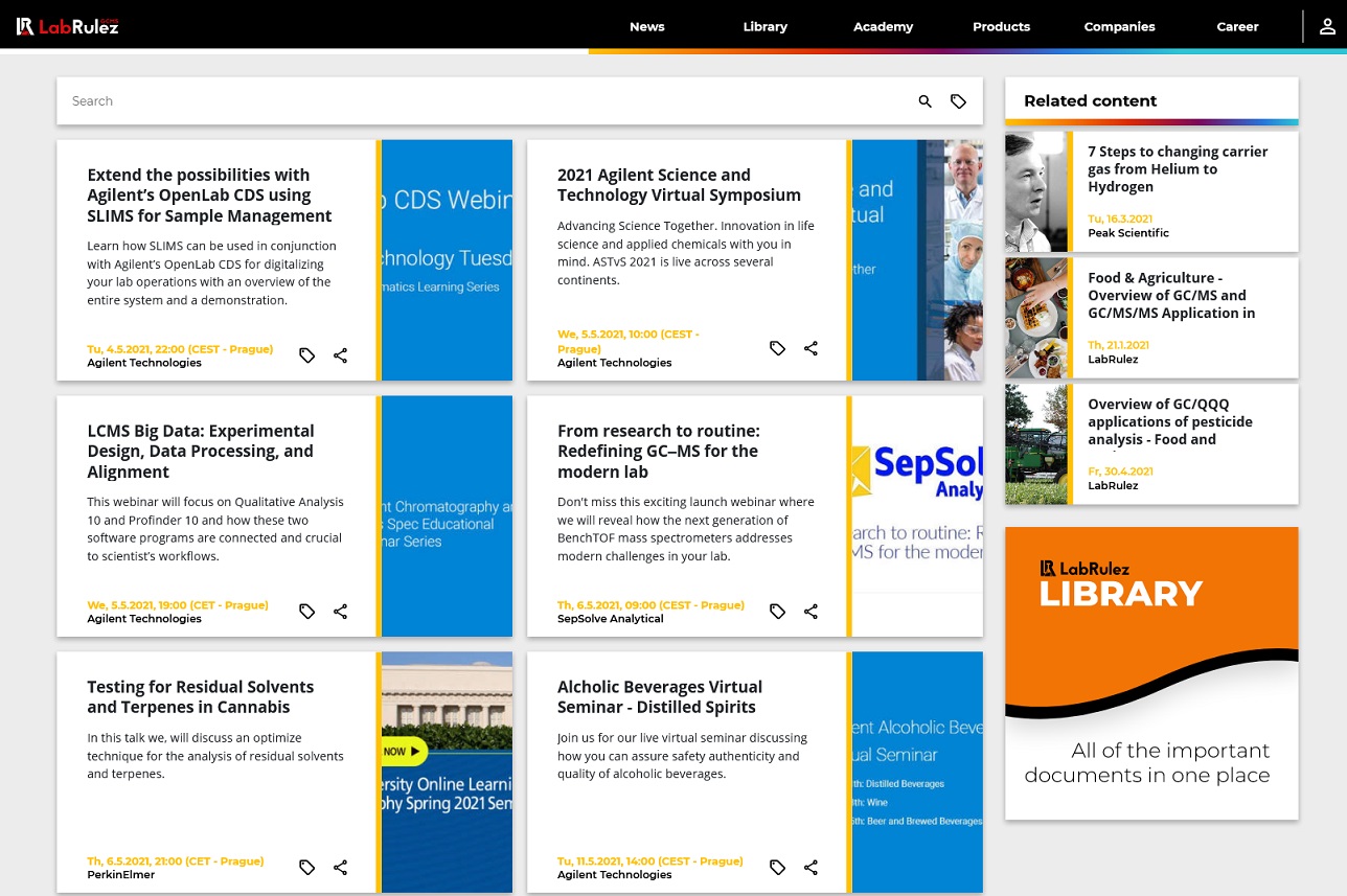 LabRulez: GC and GCMS webinars - Week 18