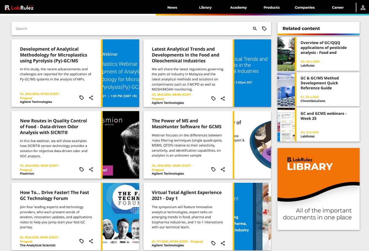 LabRulez: GC and GCMS webinars - Week 26