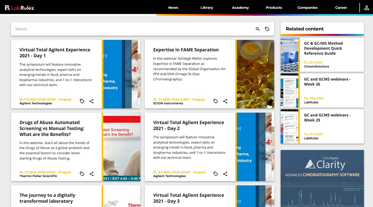 LabRulez: GC and GCMS webinars - Week 27