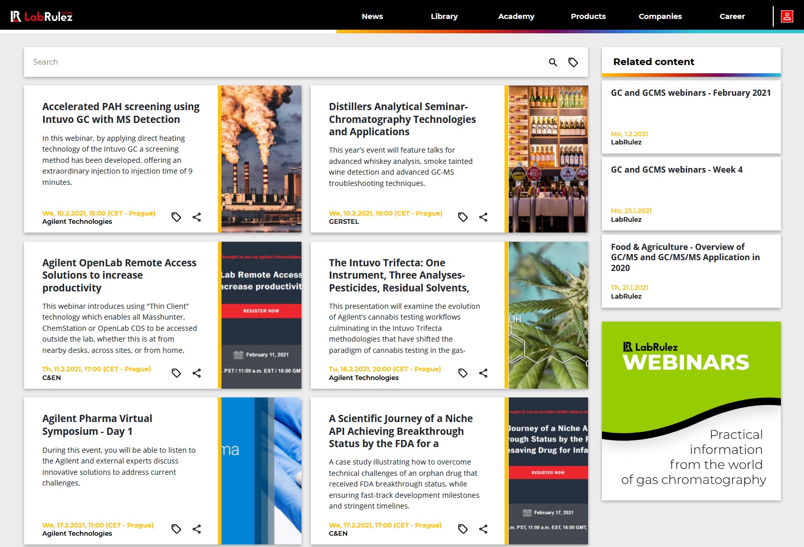 LabRulez: GC and GCMS webinars - Week 6