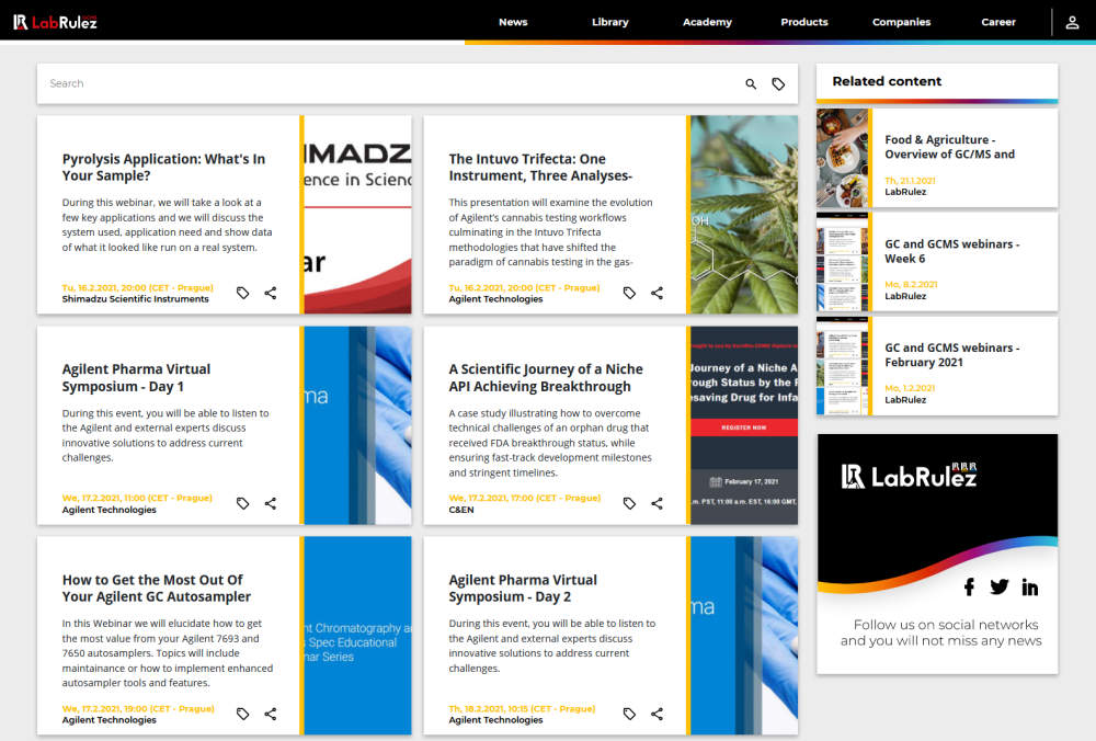 GC and GCMS webinars - Week 7