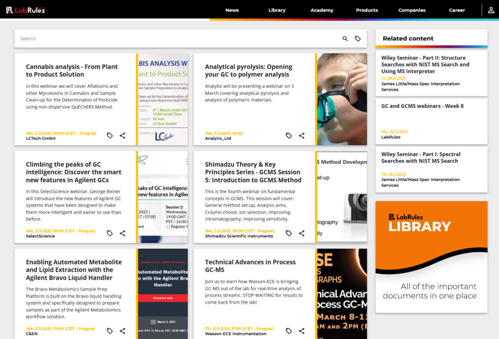 GC and GCMS webinars - Week 9