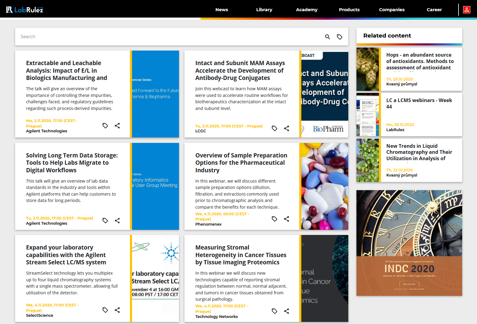 LabRulez: LC and LCMS webinars - Week 45