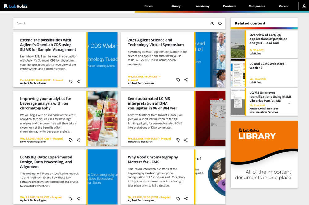 LC and LCMS webinars - Week 18