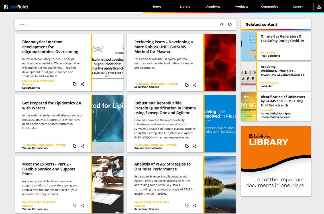 LabRulez: LC and LCMS webinars - Week 19