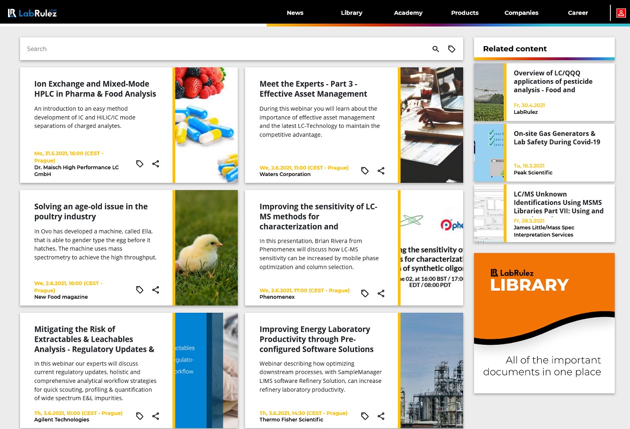 LabRulez: LC and LCMS webinars - Week 22