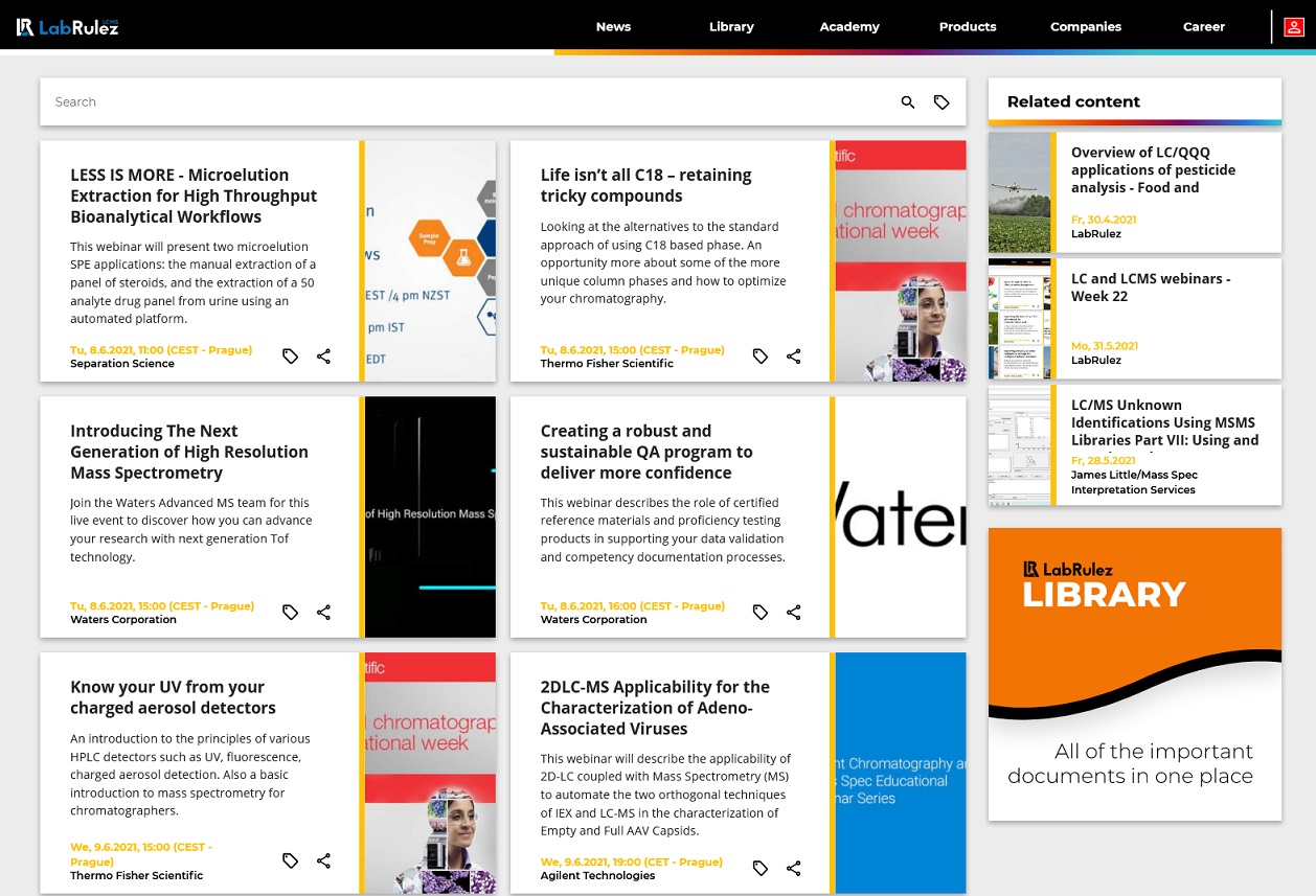 LabRulez: LC and LCMS webinars - Week 23