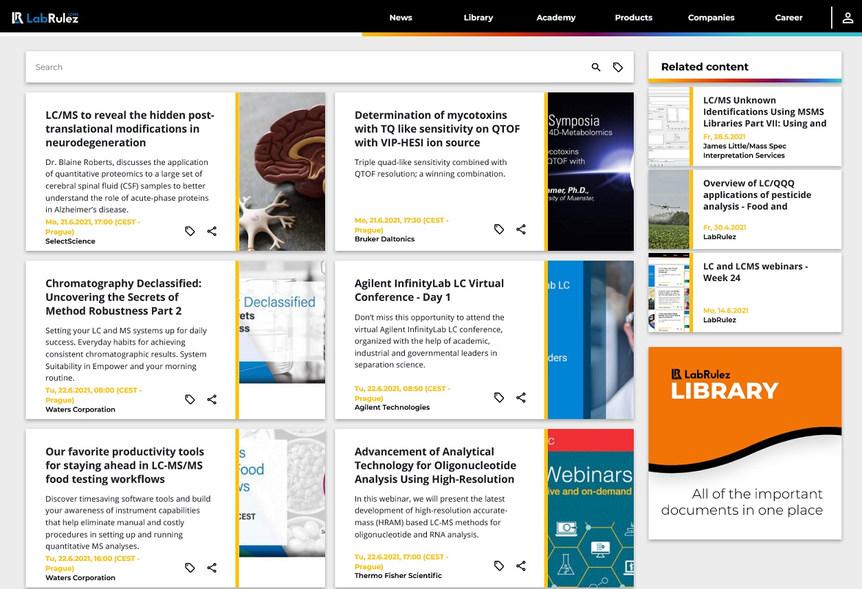 LabRulez: LC and LCMS webinars - Week 25