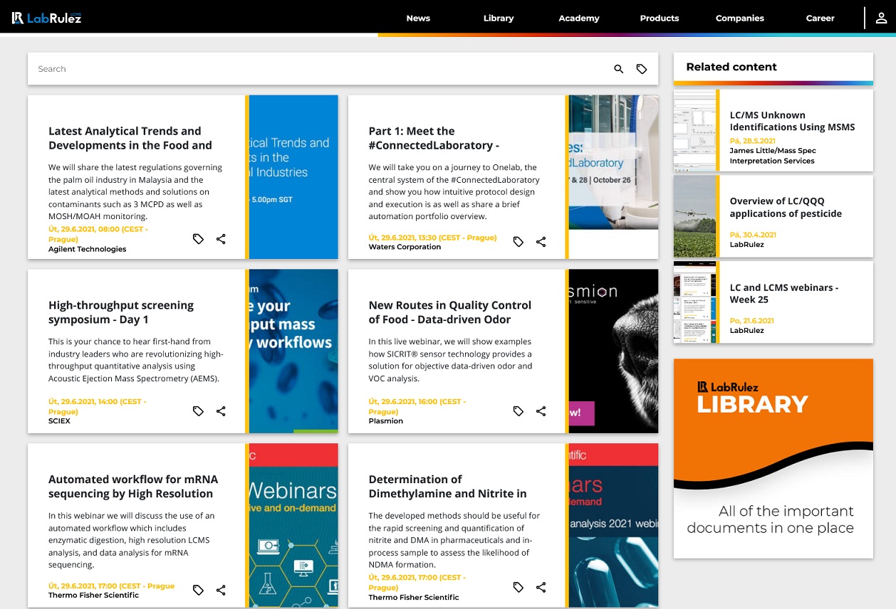 LabRulez: LC and LCMS webinars - Week 26