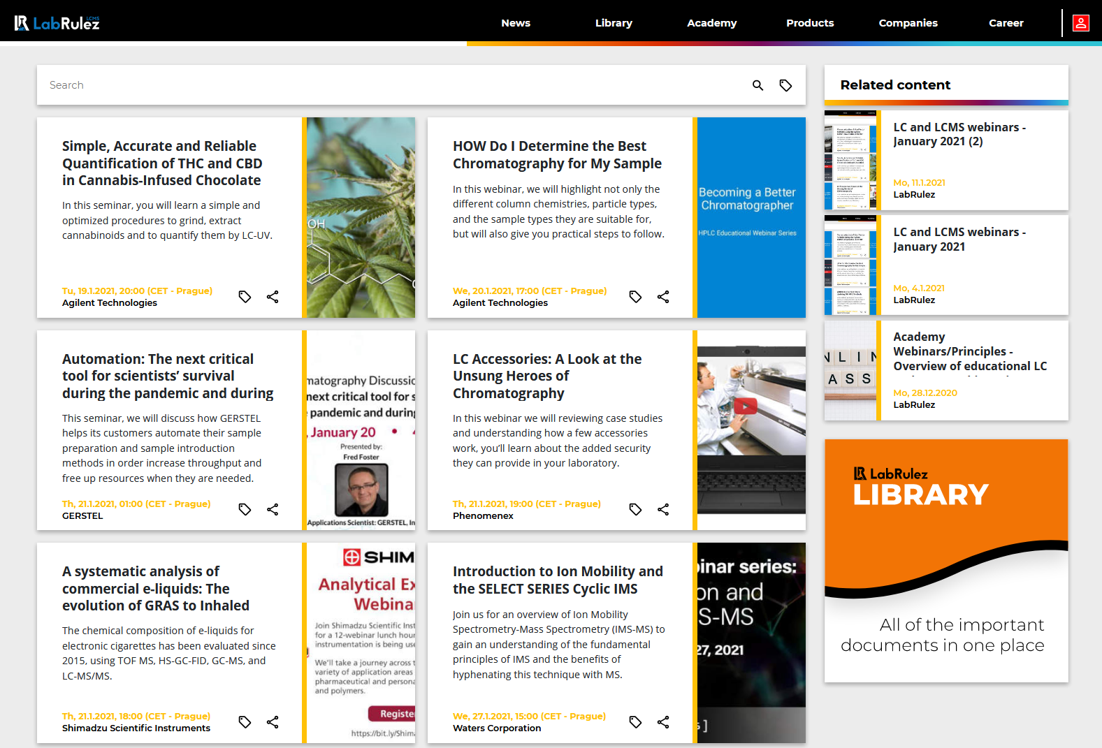 LabRulez: LC and LCMS webinars - Week 3