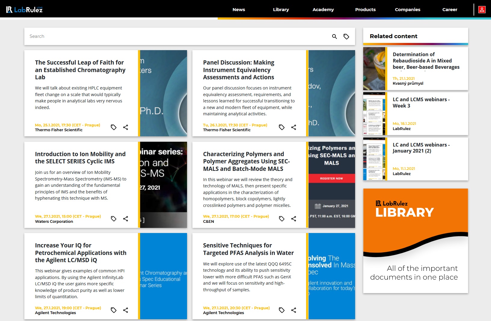 LabRulez: LC and LCMS webinars - Week 4