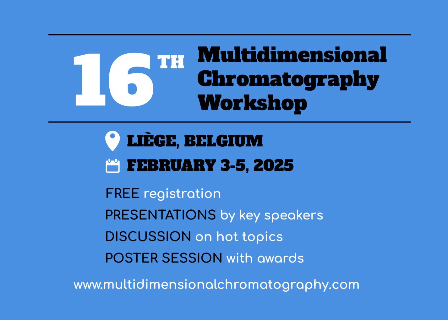 The Multidimensional Chromatography (MDC) Workshop
