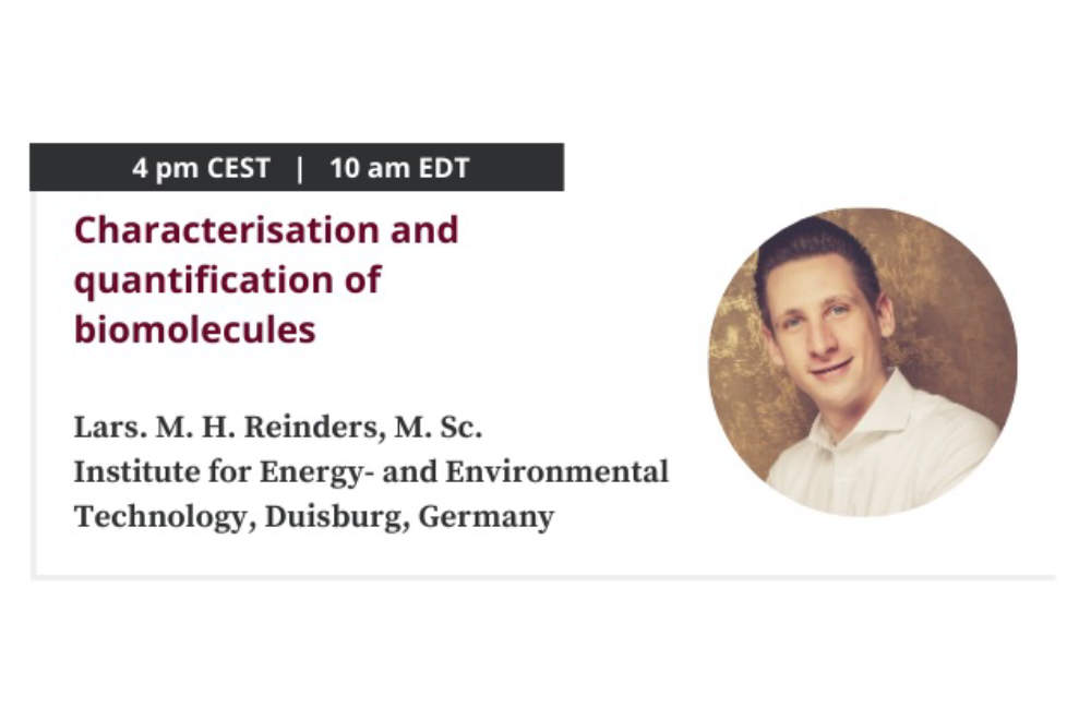 Characterisation and Quantification of Biomolecules