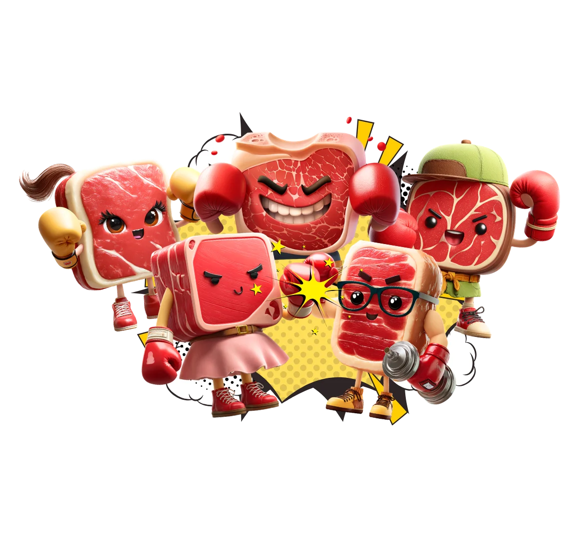 JabJerkies - Yuhmmy Characters