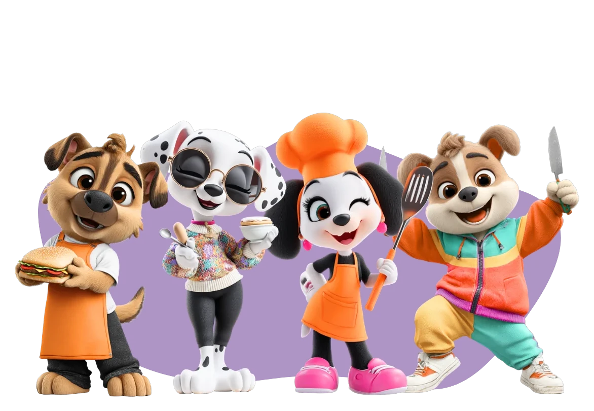 PalatePups - Yuhmmy Characters