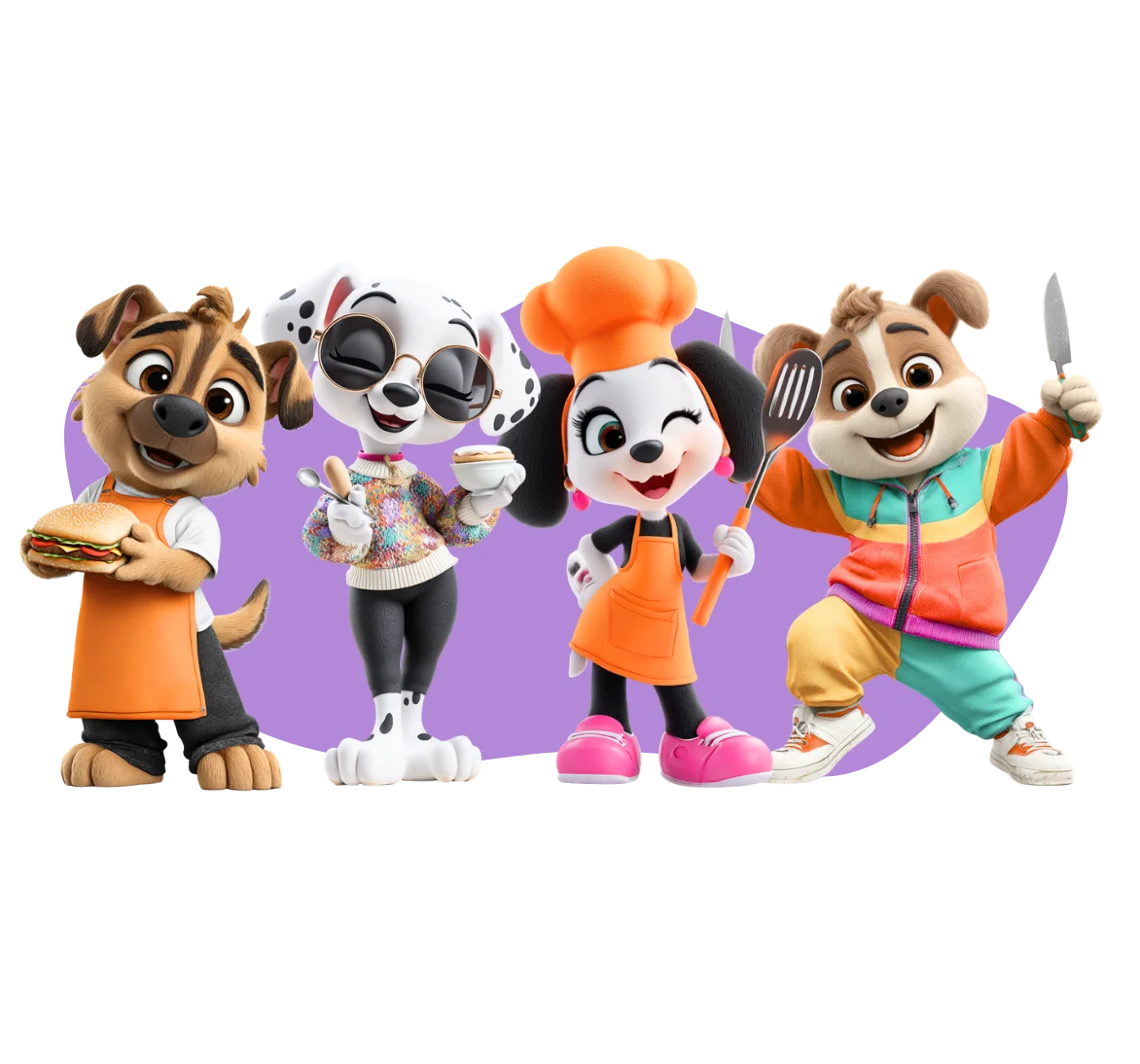 PalatePups - Yuhmmy Characters