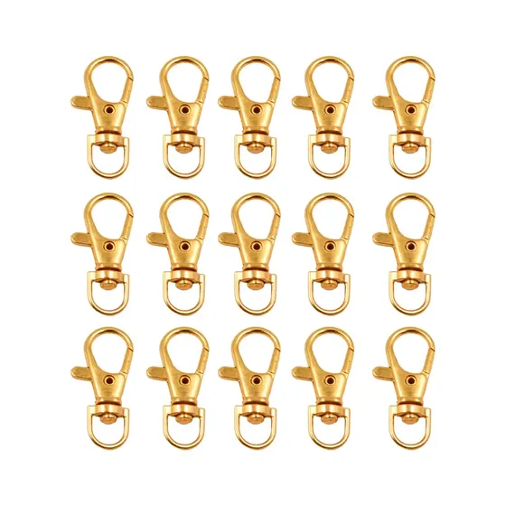 Fecho Mosquetao 36Mm Em Zamak (100 Pc) 073 - Dourado 073