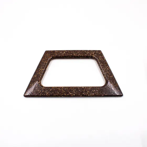 Alca Para Bolsa Trapezio 16Cm Em Plastico Com 2 Unidades