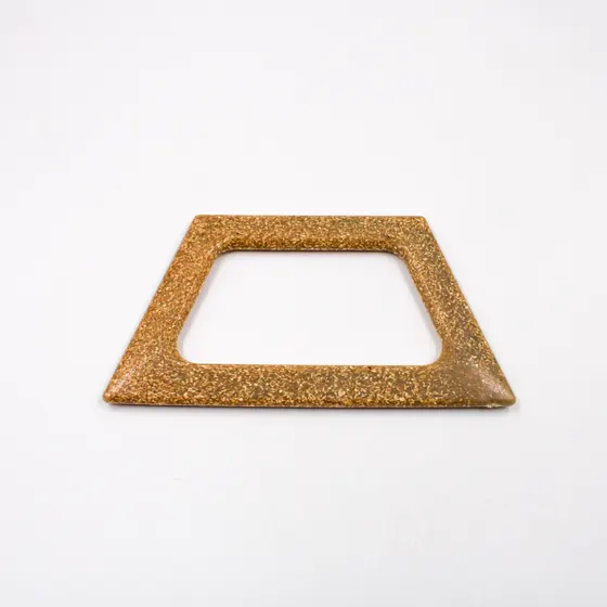 Alca Para Bolsa Trapezio 16Cm Em Plastico Com 2 Unidades