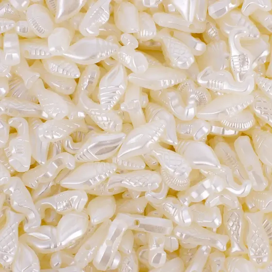 Entremeio Animais Marinhos Perolados 10Mm Em Acrilico Com 500G