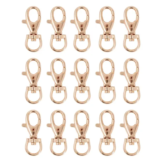 Fecho Mosquetao 52Mm Em Zamak (50 Pc) 073 - Dourado 073