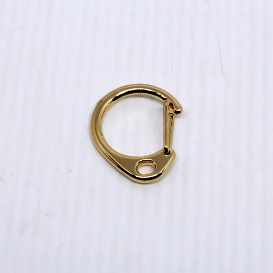Fecho Mosquetao Peixe 28X21Mm Em Zamak (20 Pc) 073 - Dourado 073