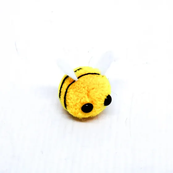 Pompom Abelha 25Mm Em Poliester Com 50 Pecas 203 - Amarelo Z3