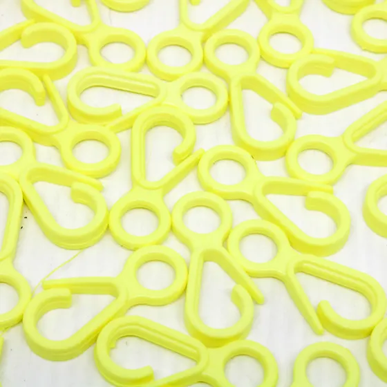 Fecho Mosquetao 33Mm Em Plastico (100 Pc)