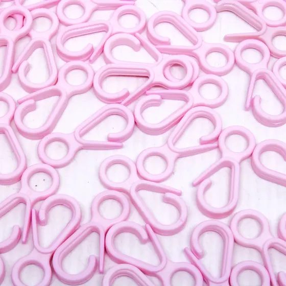 Fecho Mosquetao 33Mm Em Plastico (100 Pc)