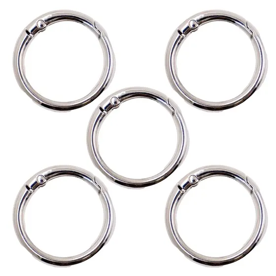 Argola Mosquetao Articulada 32Mm Em Zamac (25 Pc)