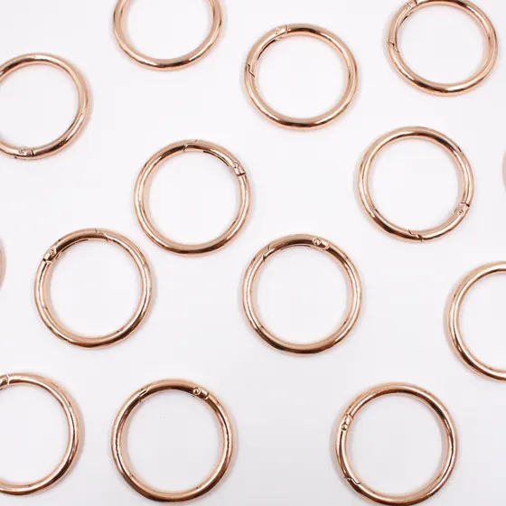 Argola Mosquetao Articulada 48Mm Em Zamac (50 Pc)