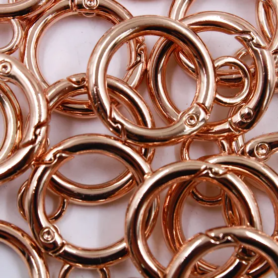 Argola Mosquetao Articulada 23Mm Em Zamac (20 Pc)