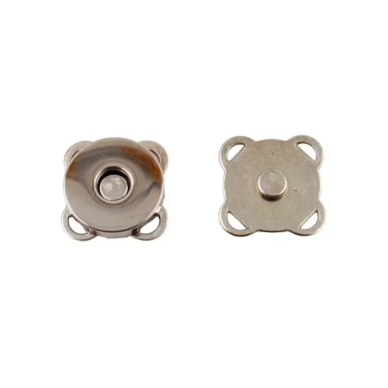 Fecho Magnetico Para Bolsa 18Mm Em Ferro Com 100 Pares