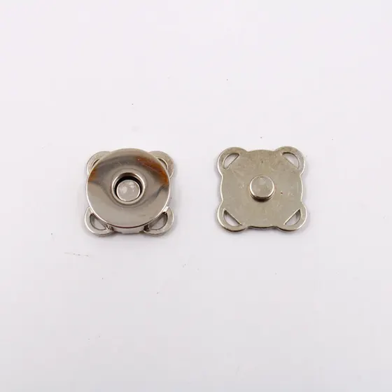 Fecho Magnetico Para Bolsa 18Mm Em Ferro Com 100 Pares