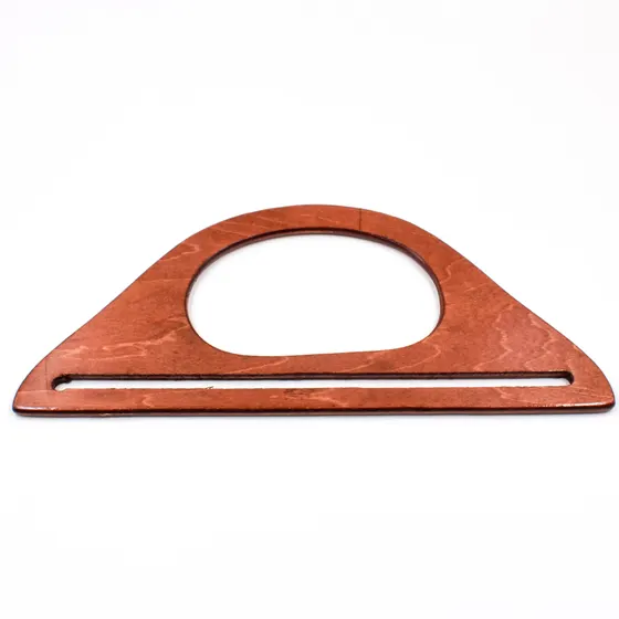 Alca Para Bolsa 25X12Cm Em Madeira Com 2 Unidades