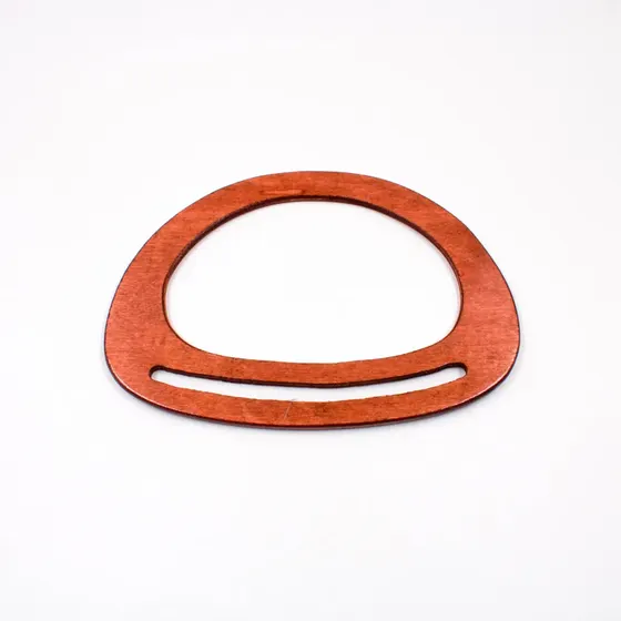 Alca Para Bolsa 19X15Cm Em Madeira Com 2 Unidades