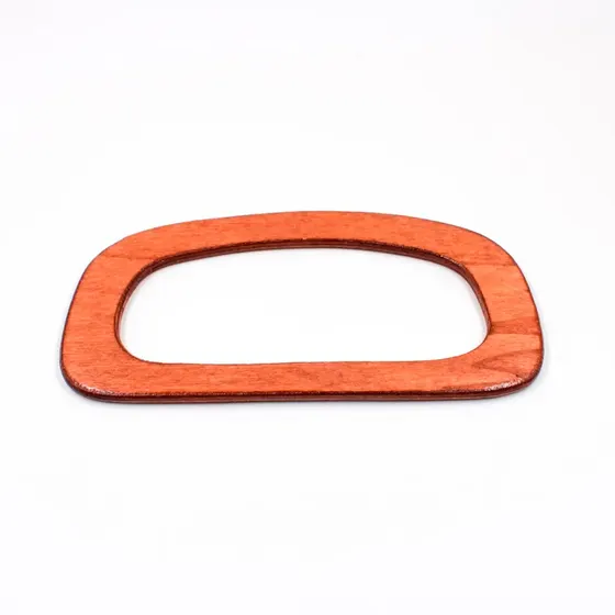 Alca Para Bolsa 18X09Cm Em Madeira Com 2 Unidades