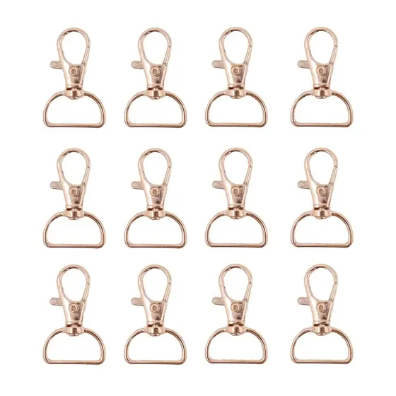 Fecho Mosquetao 40X23Mm Em Zamac (50 Pc)