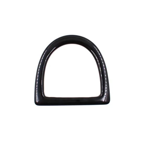 Alca Para Bolsa Meia Lua 11Cm Em Resina Com 2 Unidades