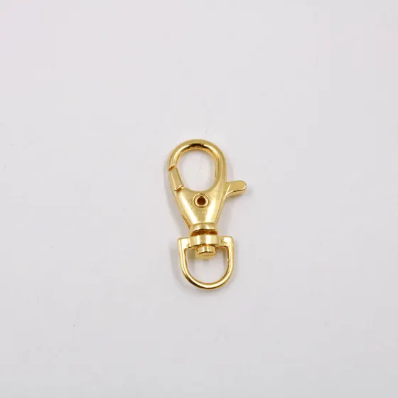 Fecho Mosquetao 38Mm Em Zamac (100 Pc) - Dourado