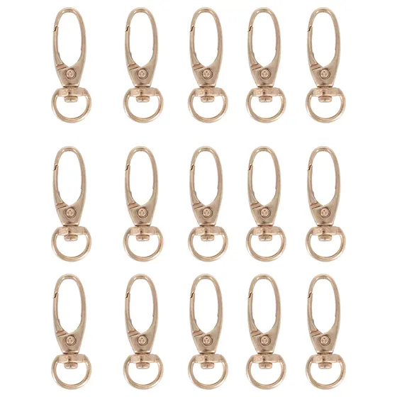 Fecho Mosquetao 35Mm Em Zamac (100 Pc) - Dourado