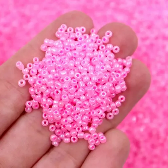 Micanguinha Candy Color 1.9Mm (12/0) Em Vidro Com 450G