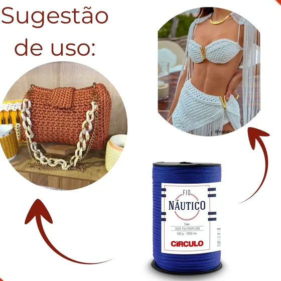 Fio Circulo Nautico 208M Com 500G - Azul 2829