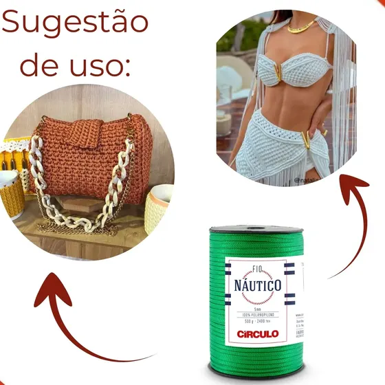 Fio Circulo Nautico 208M Com 500G - Bandeira 5767