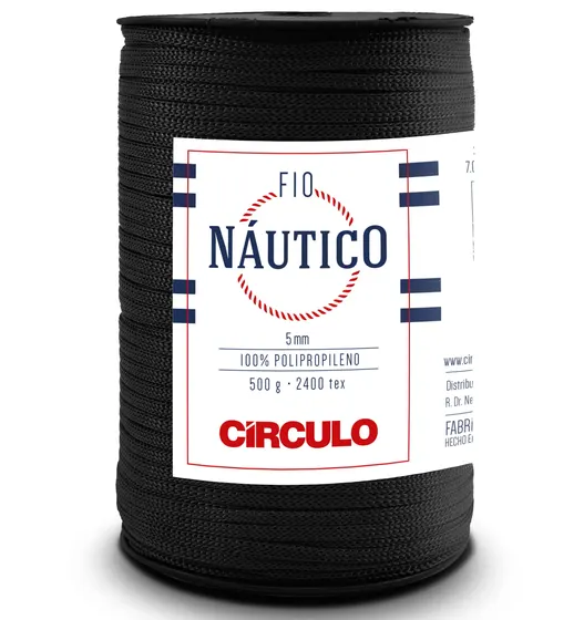 Fio Circulo Nautico 208M Com 500G - Preto 8990