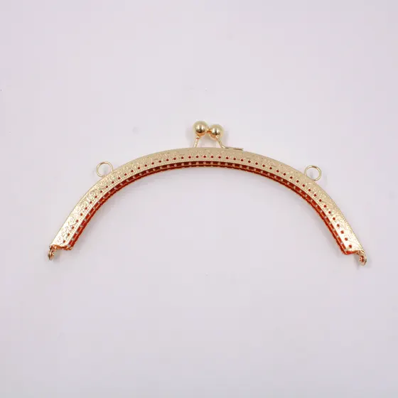 Fecho Da Vovo Redondo 19.5Cm Em Ferro Unidade - Dourado
